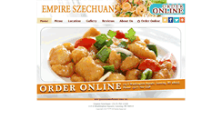 Desktop Screenshot of empireszechuanchinese.com